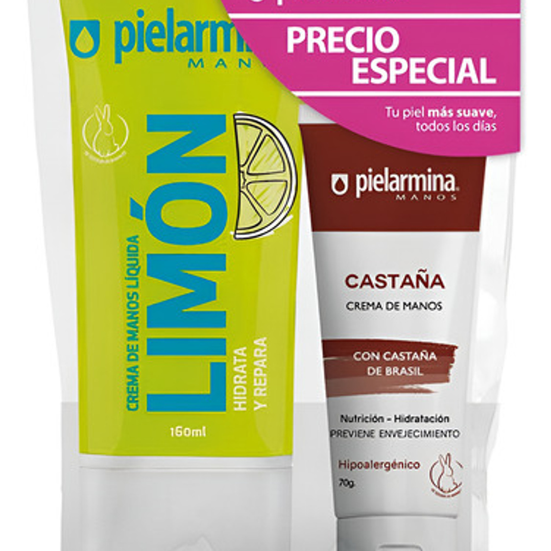 Set Crema De Manos Limón Y Castaña | Pielarmina 1