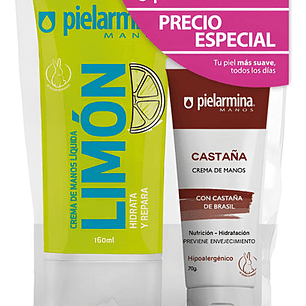 Set Crema De Manos Limón Y Castaña | Pielarmina