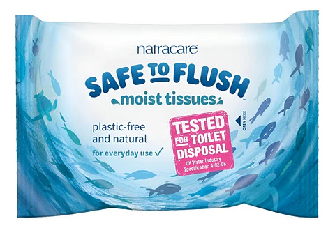 Natracare Safe To Flush Toalla Húmeda Biodegradable 30 Un