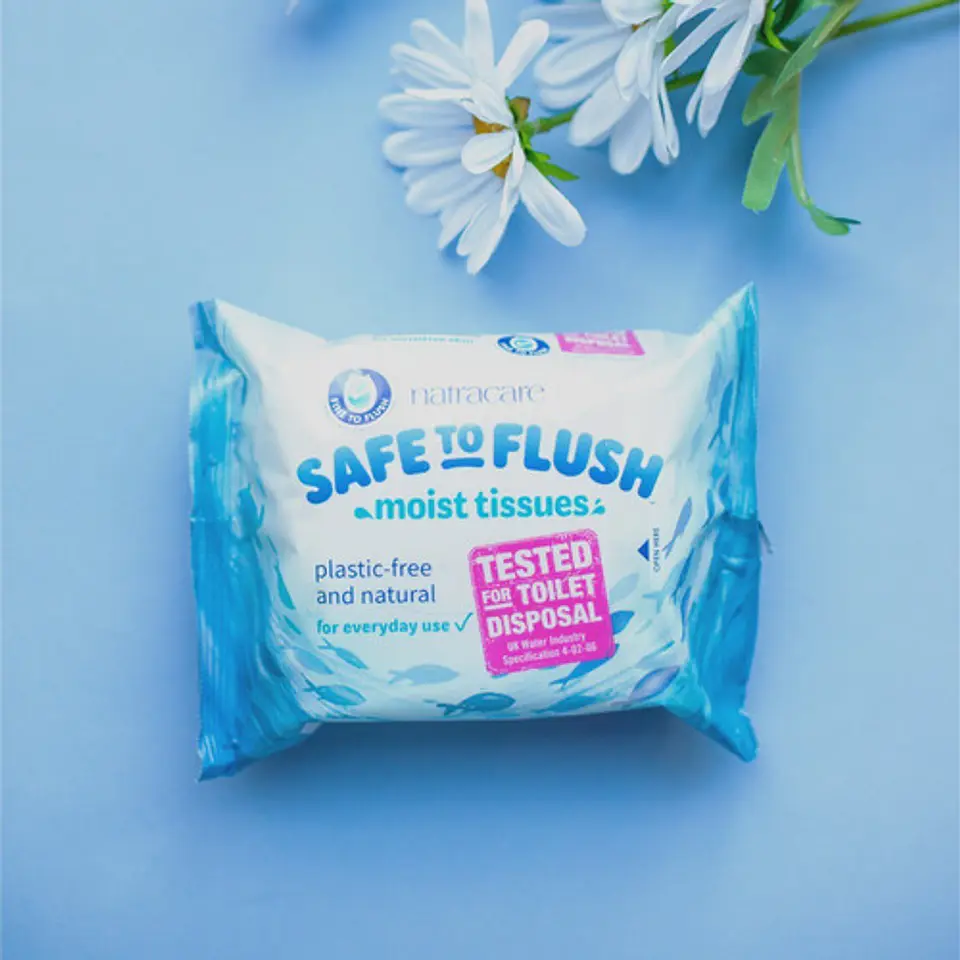 Natracare Safe To Flush Toalla Húmeda Biodegradable 30 Un 4