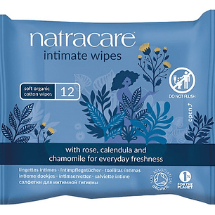 Natracare Toallitas Húmedas Íntimas Orgánicas 12 Unidades