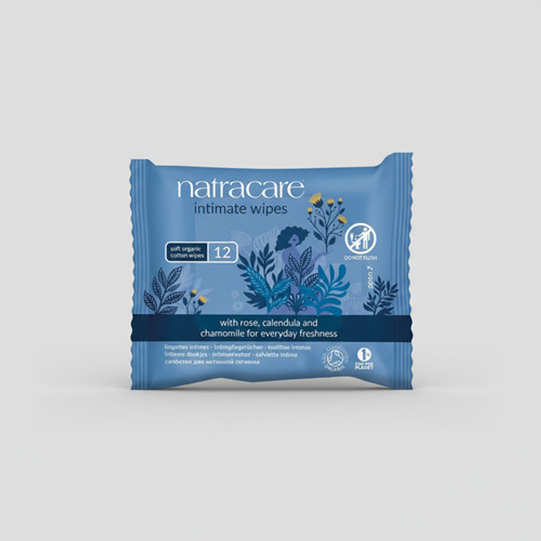 Natracare Toallitas Húmedas Íntimas Orgánicas 12 Unidades 4