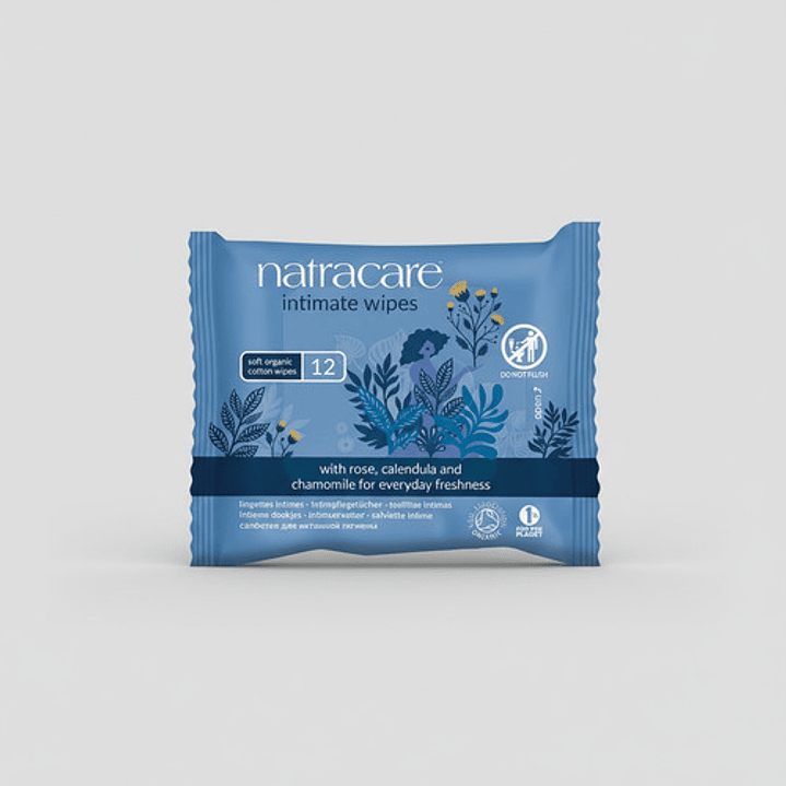 Natracare Toallitas Húmedas Íntimas Orgánicas 12 Unidades 4