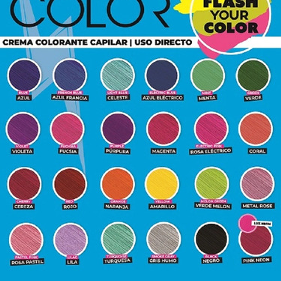 Tintura De Pelo Semipermanente Otowil Cielo Color Tono Azul 3