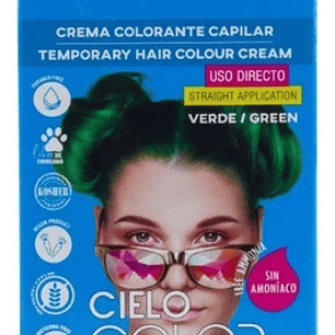 Tintura De Pelo Semipermanente Otowil Cielo Color Tono Verde