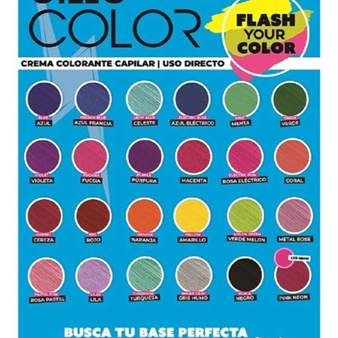 Tintura De Pelo Semipermanente Otowil Cielo Color Tono Verde 2