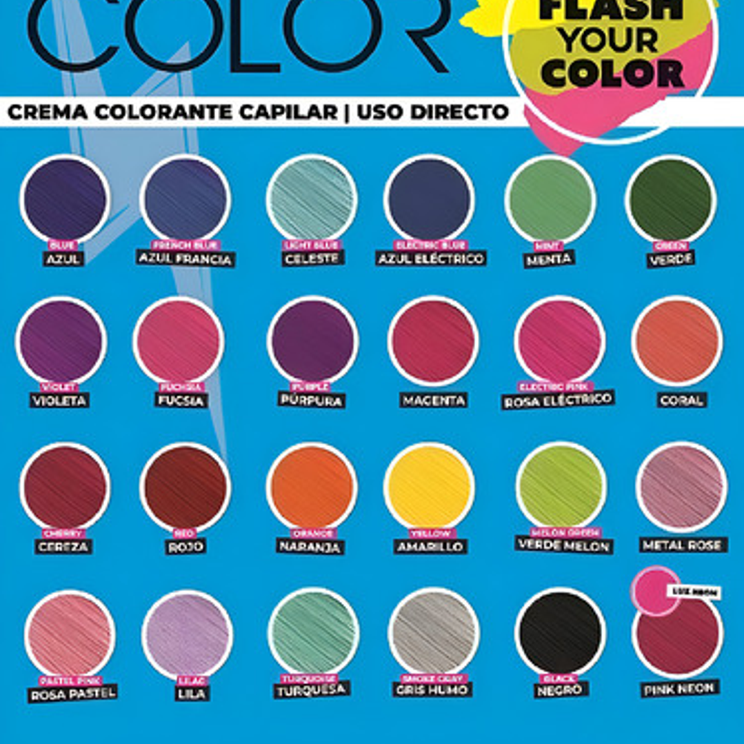 Tinte De Fantasía Otowil Tintura Otowil Tono Rojo Para Cabello X 50g 4