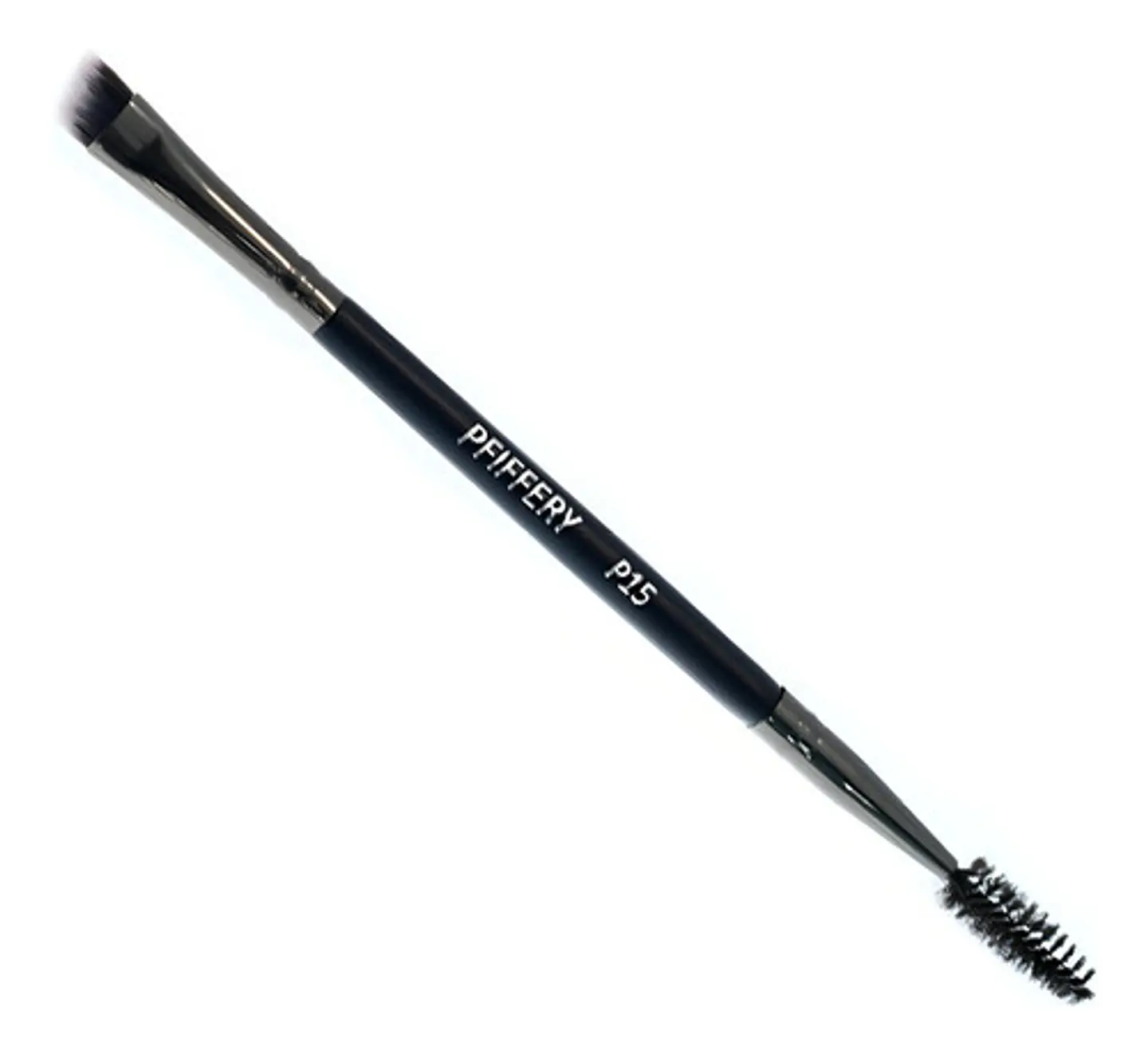 Pincel Doble Para Cejas P15 Color Negro 1