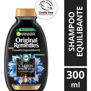 Shampoo Original Remedies Carbón Magnético 300ml