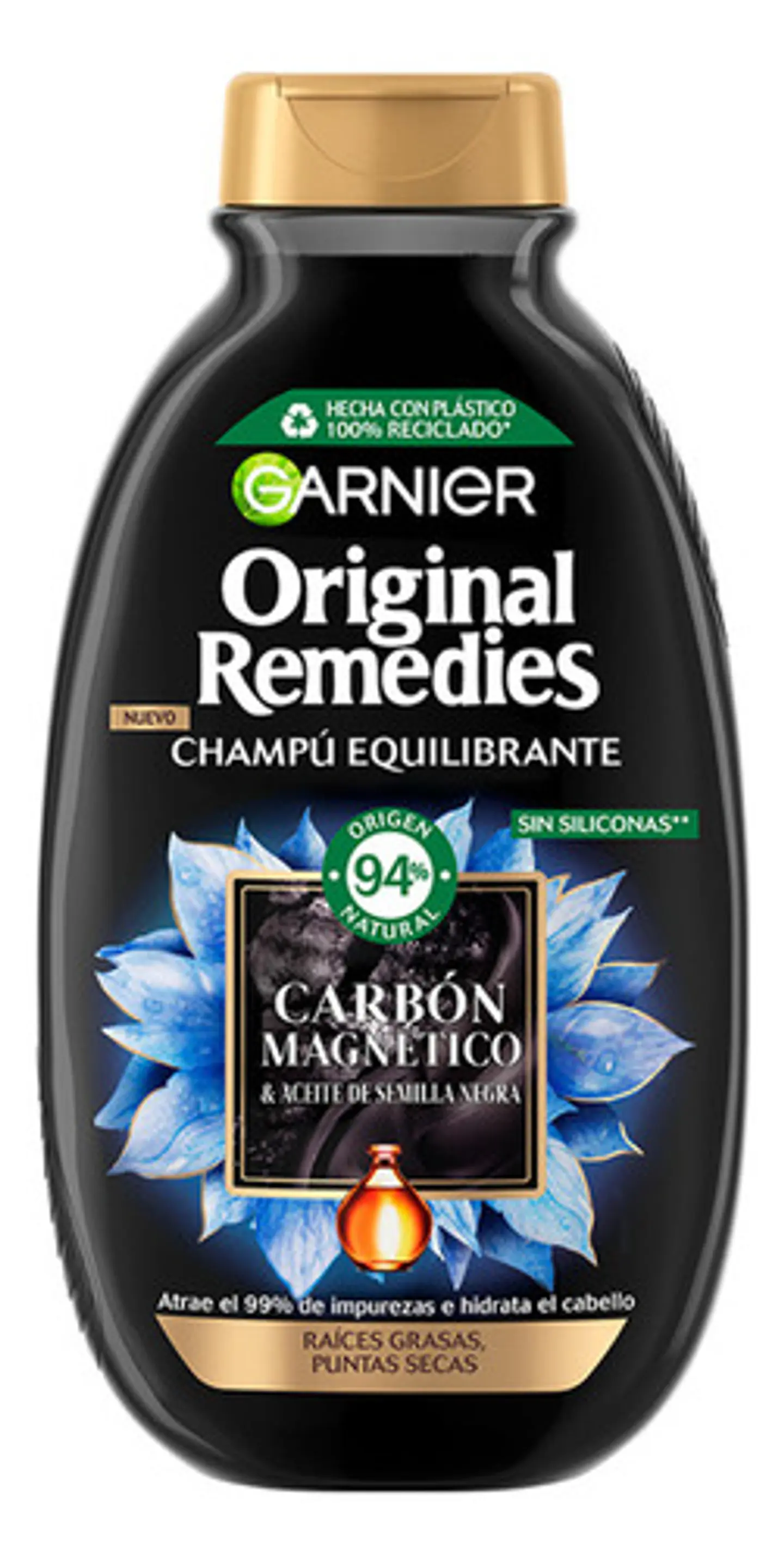 Shampoo Original Remedies Carbón Magnético 300ml 2