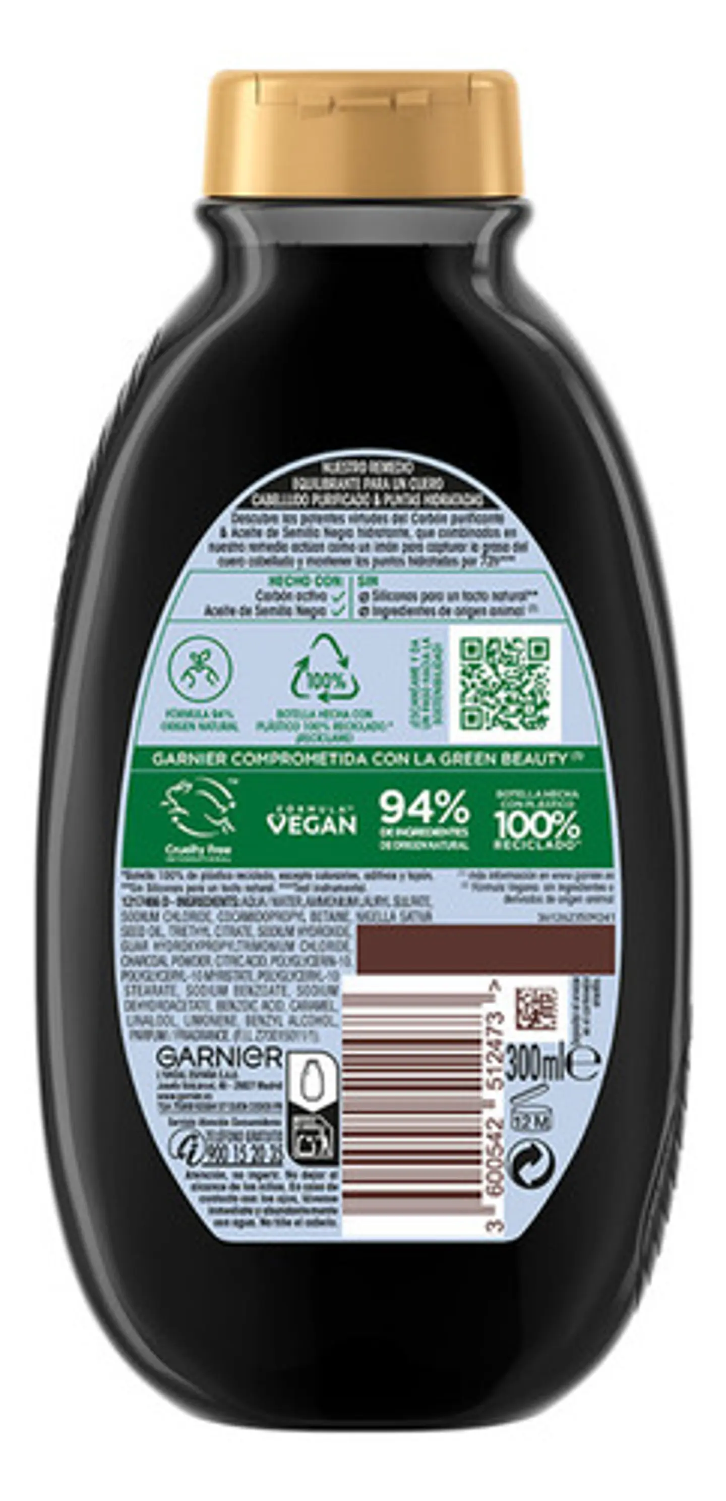 Shampoo Original Remedies Carbón Magnético 300ml 3