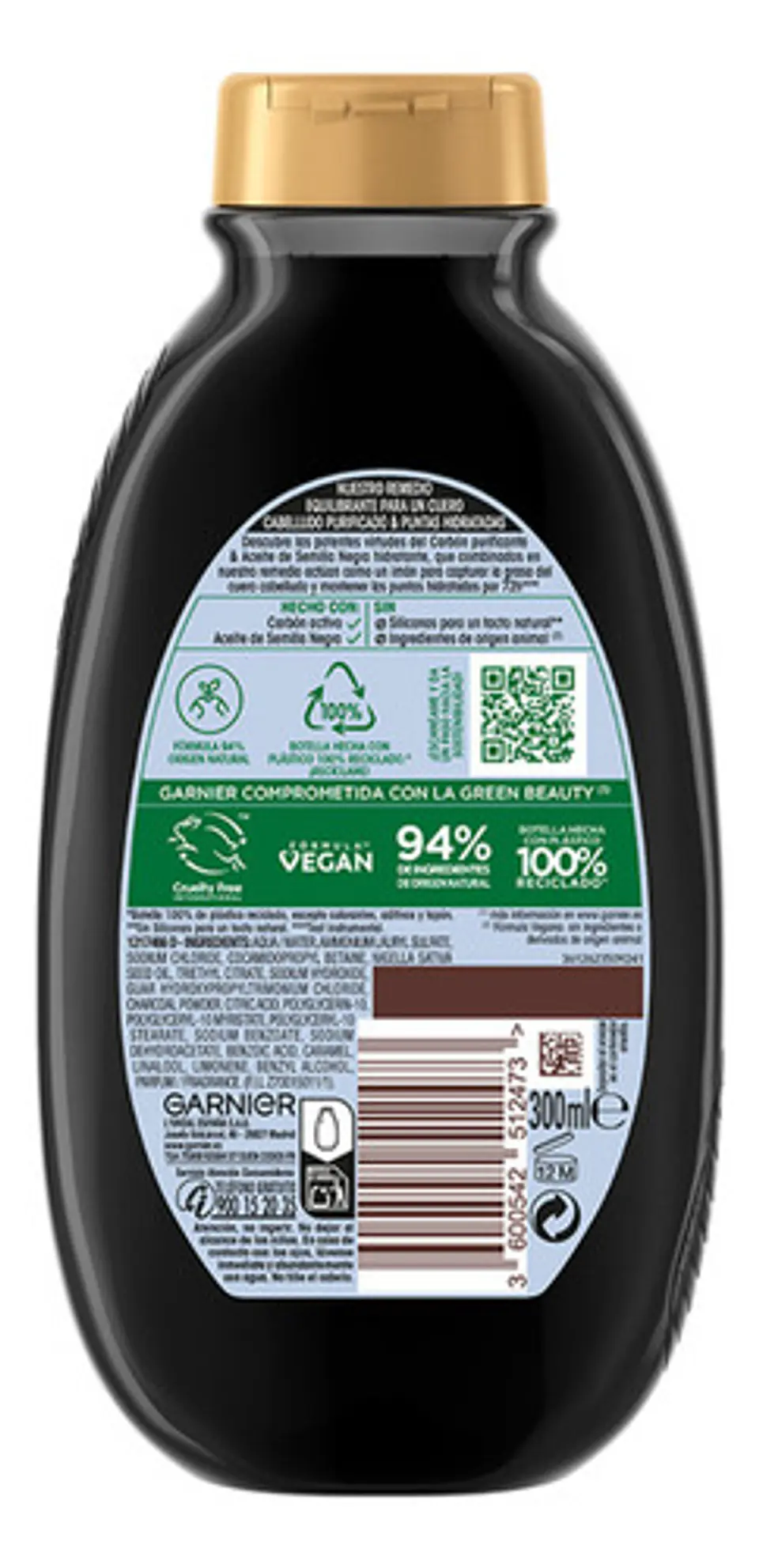 Shampoo Original Remedies Carbón Magnético 300ml 3