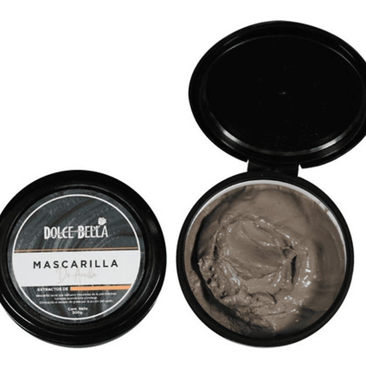 Mascarilla Facial De Arcilla 200g Dolce Bella Skincare Tipo De Piel Mixta 1