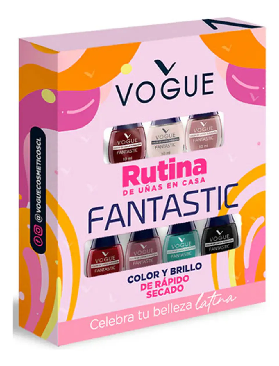 Esmaltes Rutina De Uñas En Casa Fantastic - Vogue Color Blanco 1