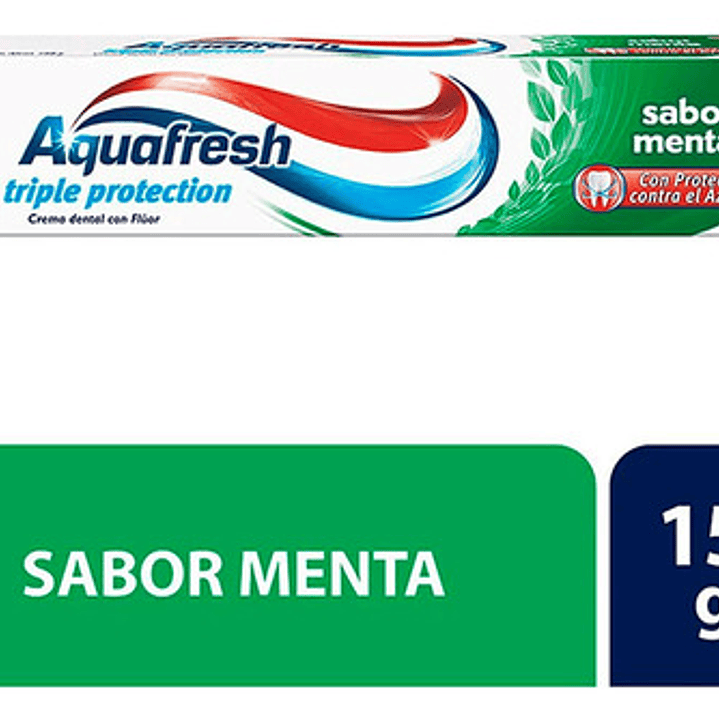 Pasta Dientes Aquafresh Triple Protection Sabor Menta 2