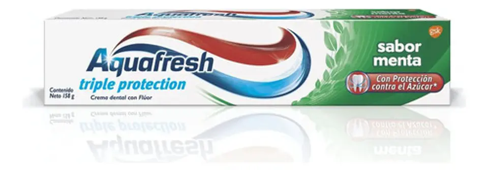 Pasta Dientes Aquafresh Triple Protection Sabor Menta 4