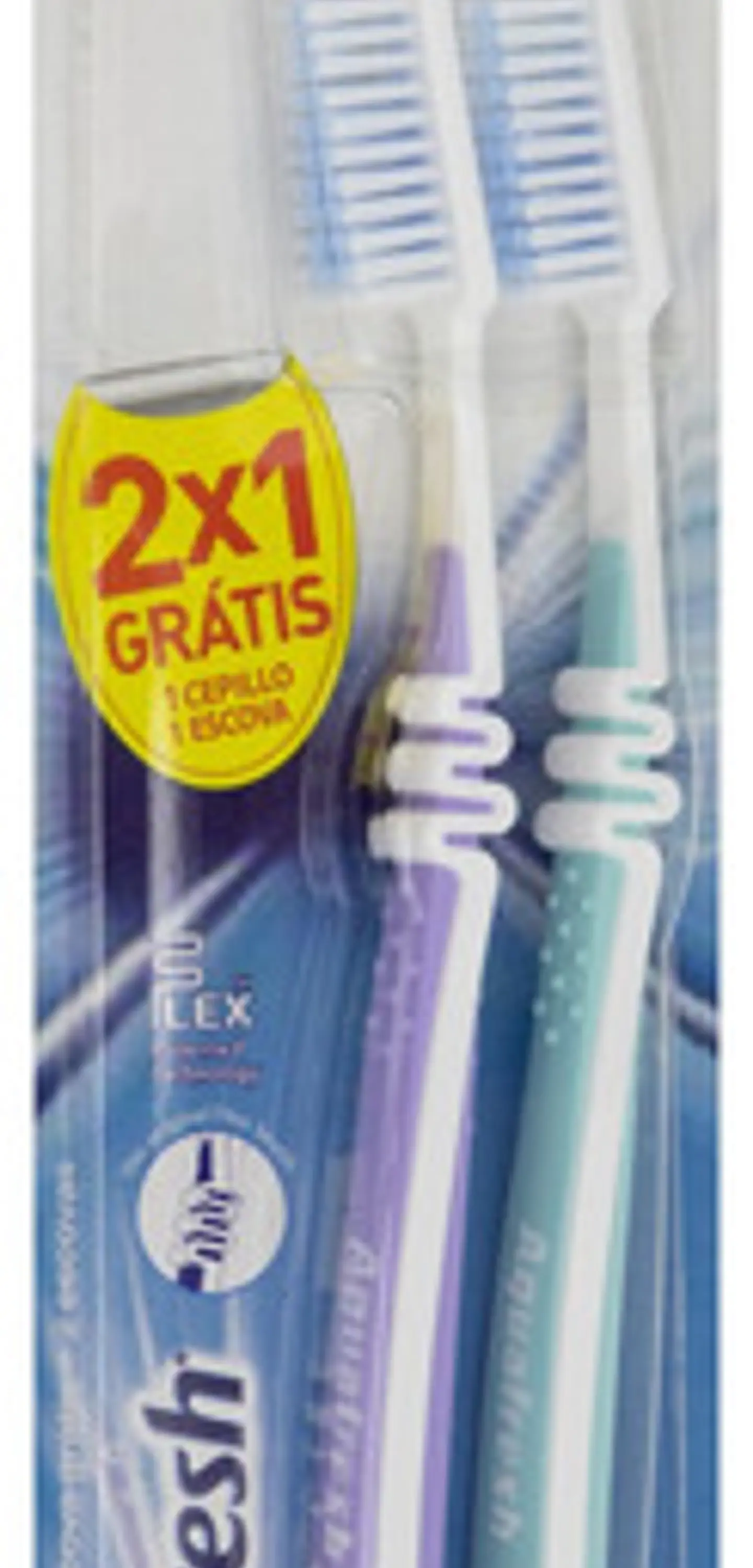 Cepillo Dental Suave Aquafresh Flex 2 Unidades Gratis 1 Cepillo 2