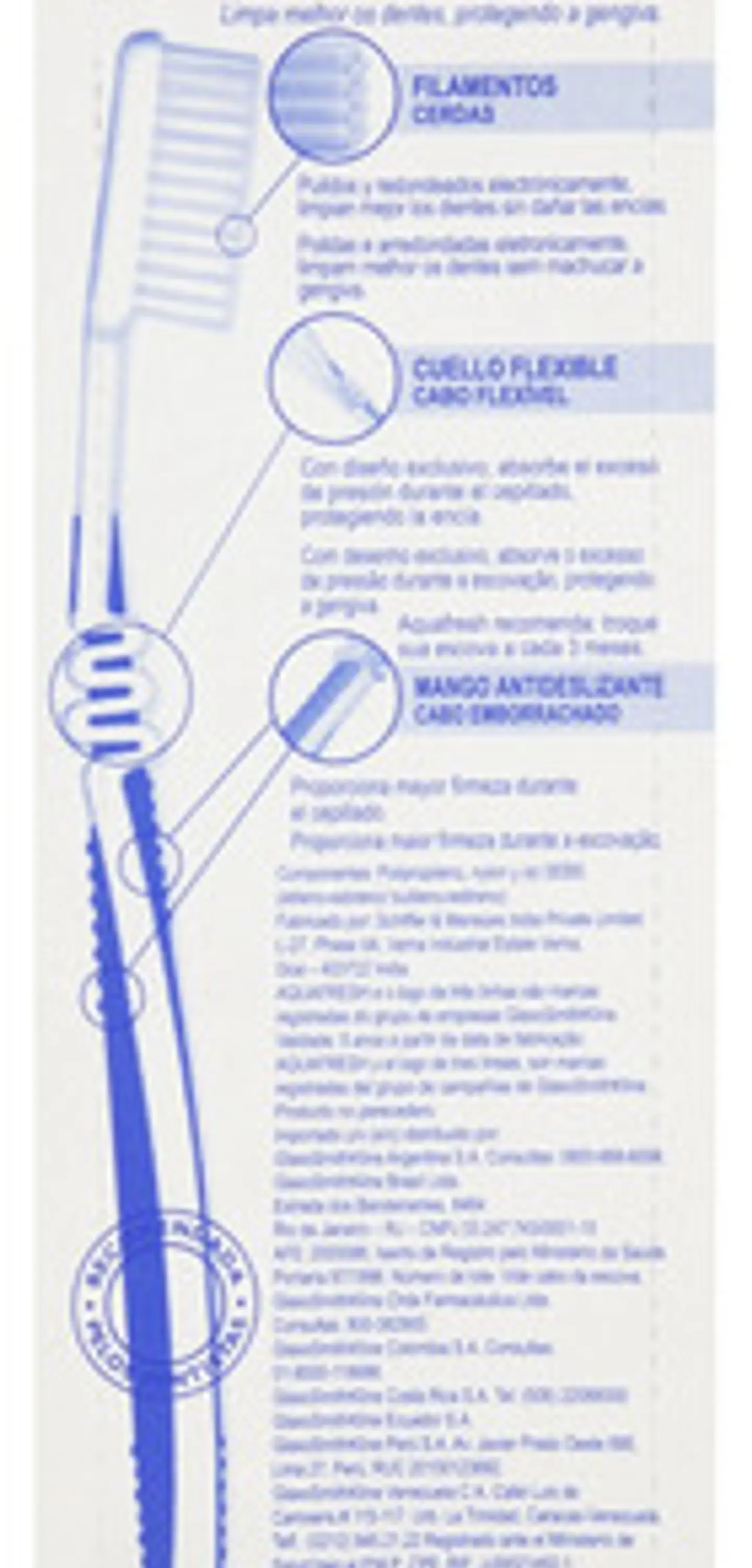 Cepillo Dental Suave Aquafresh Flex 2 Unidades Gratis 1 Cepillo 3