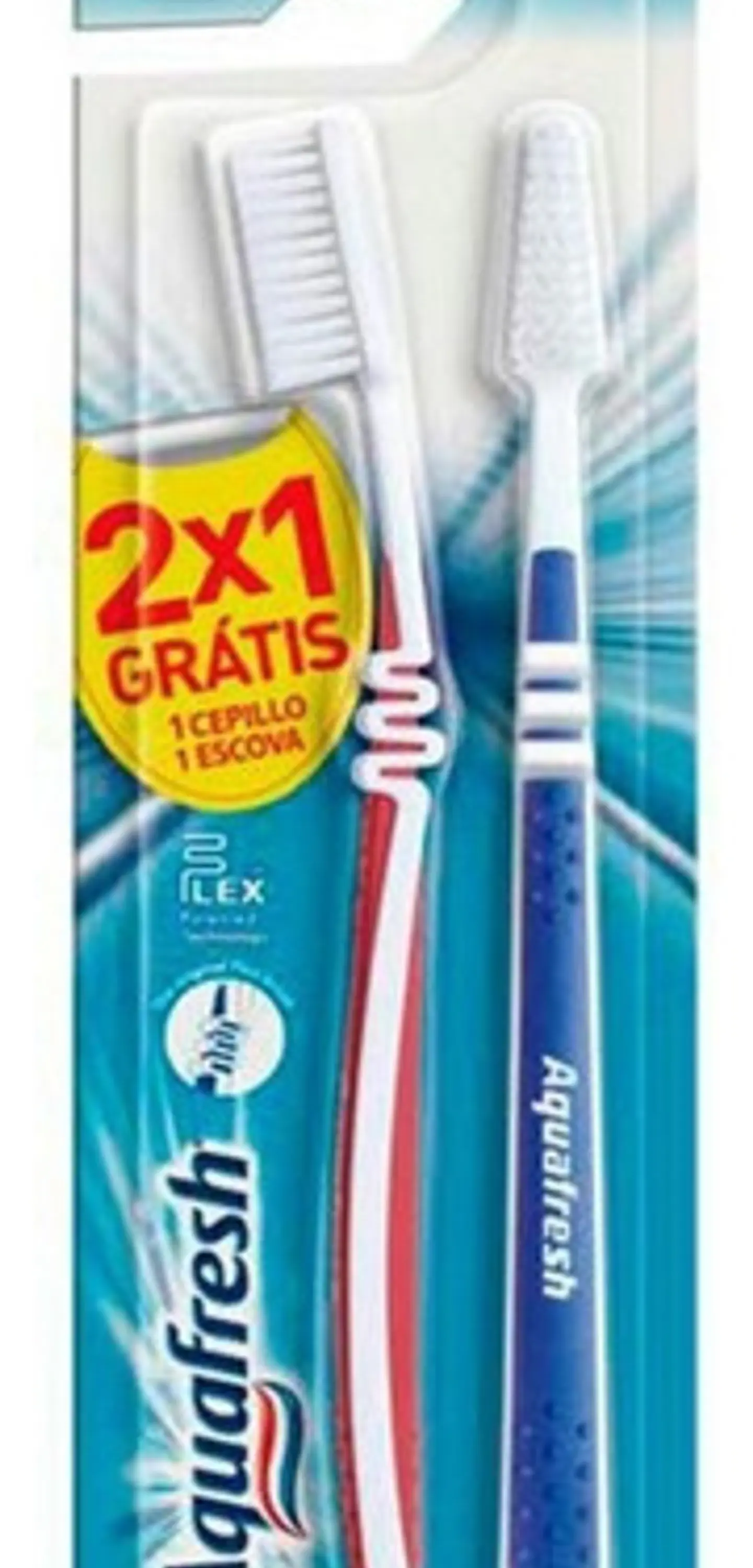 Cepillo Dental Suave Aquafresh Flex 2 Unidades Gratis 1 Cepillo 4