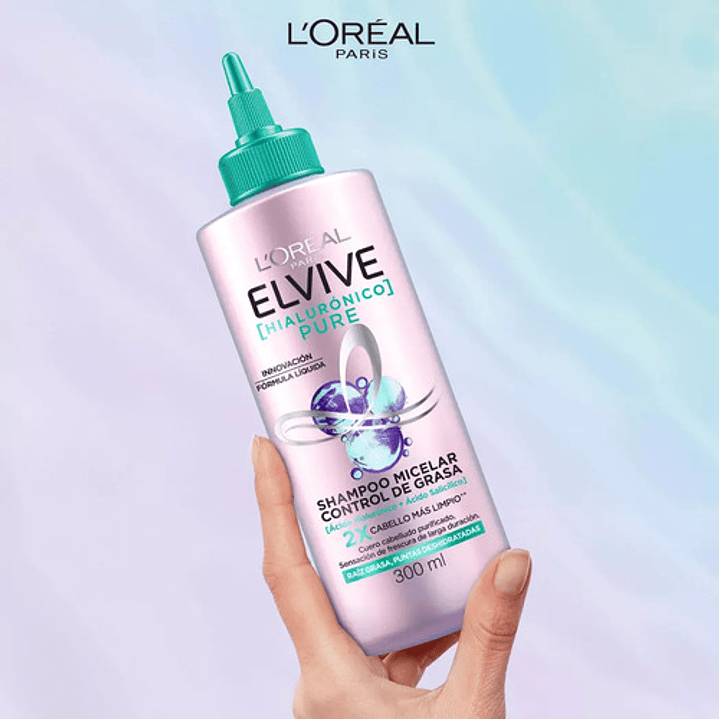 Shampoo Elvive Pure Micelar L'oréal Paris 300ml 3