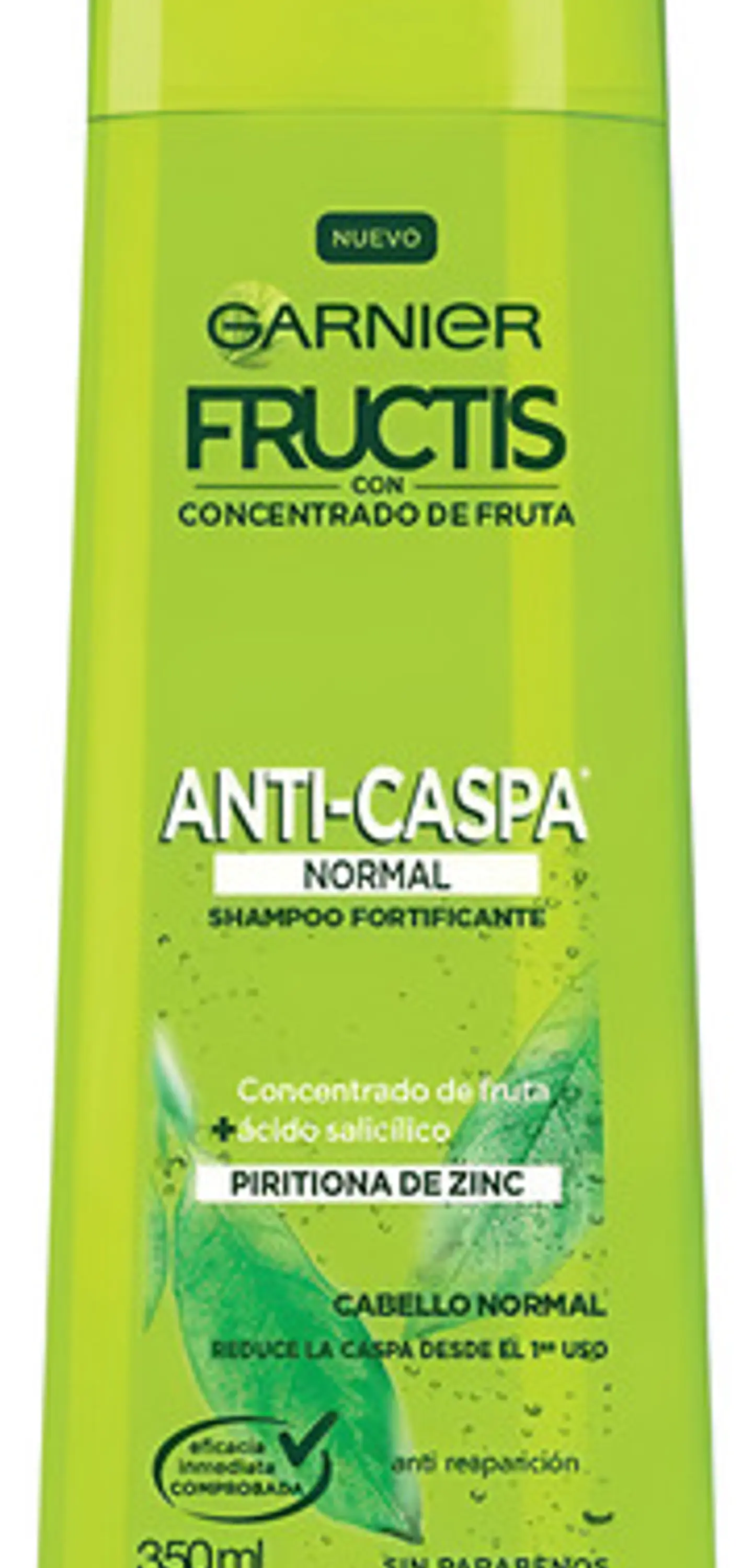 Shampoo Fructis Anticaspa 2 En 1 Normal Y Graso 350 Ml 1