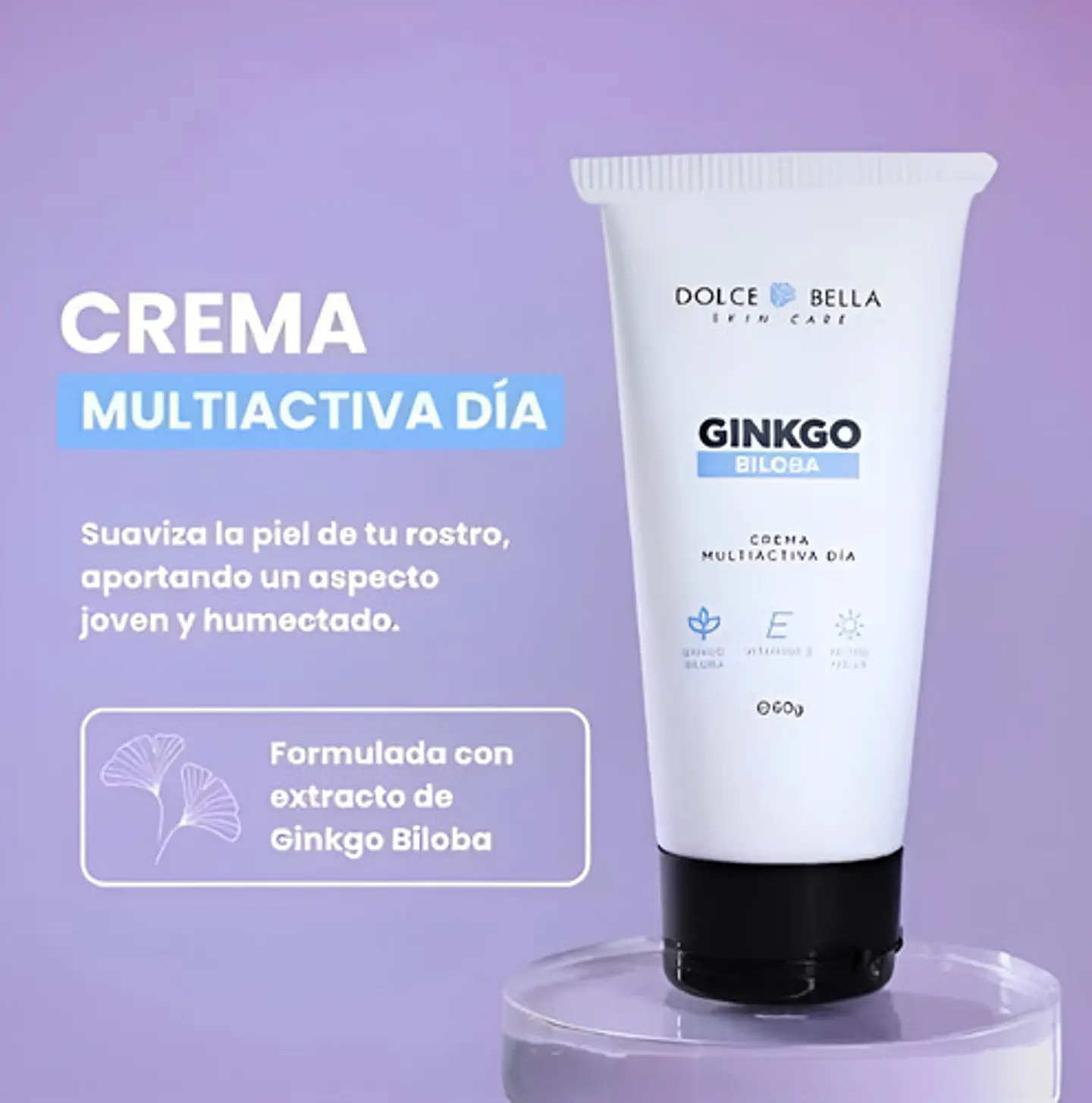 Crema Multiactiva Día Con Ginkgo Biloba Y Filtro Solar 60 Gr Todo Tipo De Piel Día 4
