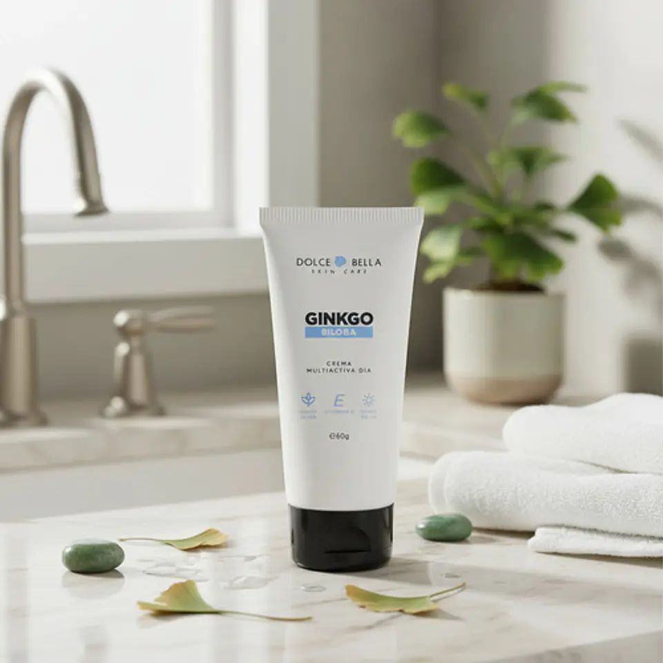 Crema Multiactiva Día Con Ginkgo Biloba Y Filtro Solar 60 Gr Todo Tipo De Piel Día 10
