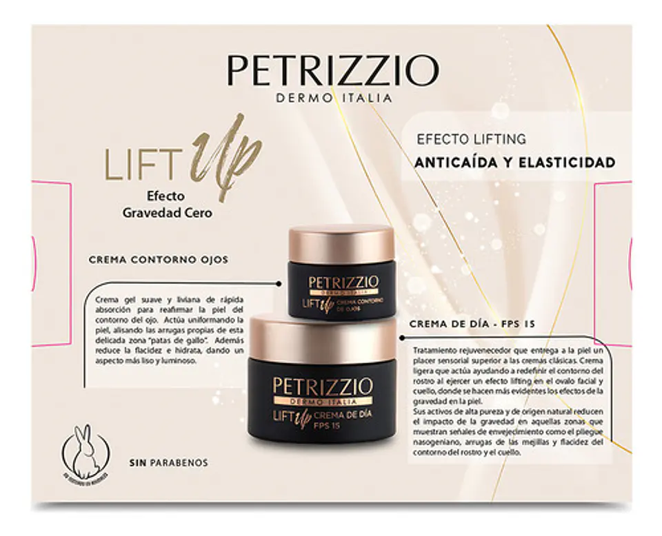 Set Crema De Día Y Contorno Lift Up | Petrizzio Dermo| Ara Todo Tipo De Piel 2