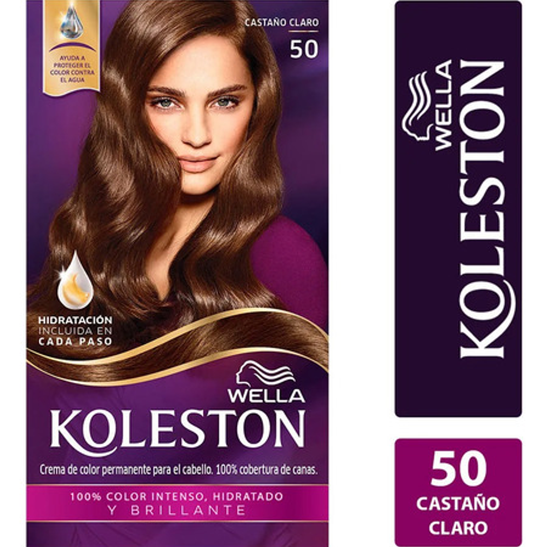 Koleston Tintura Permanente Color Intenso Castaño Claro 50 2