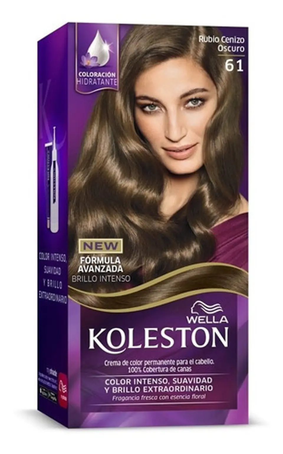 Koleston Tintura Permanente Color Intenso Rubio Cenizo Oscuro 61 1