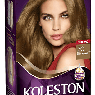 Koleston Tintura Permanente Hidratante Rubio Mediano 70 70 Rubio Rubio Mediano