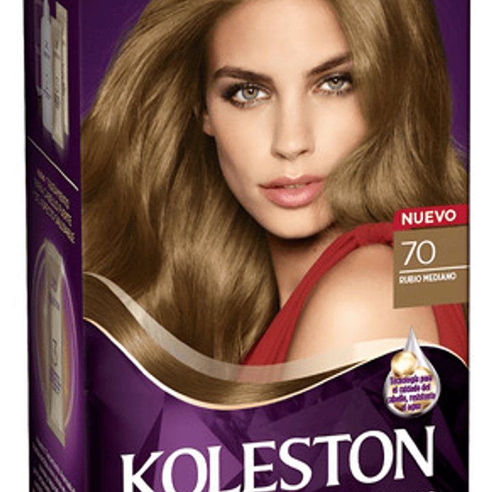 Koleston Tintura Permanente Hidratante Rubio Mediano 70 70 Rubio Rubio Mediano 1