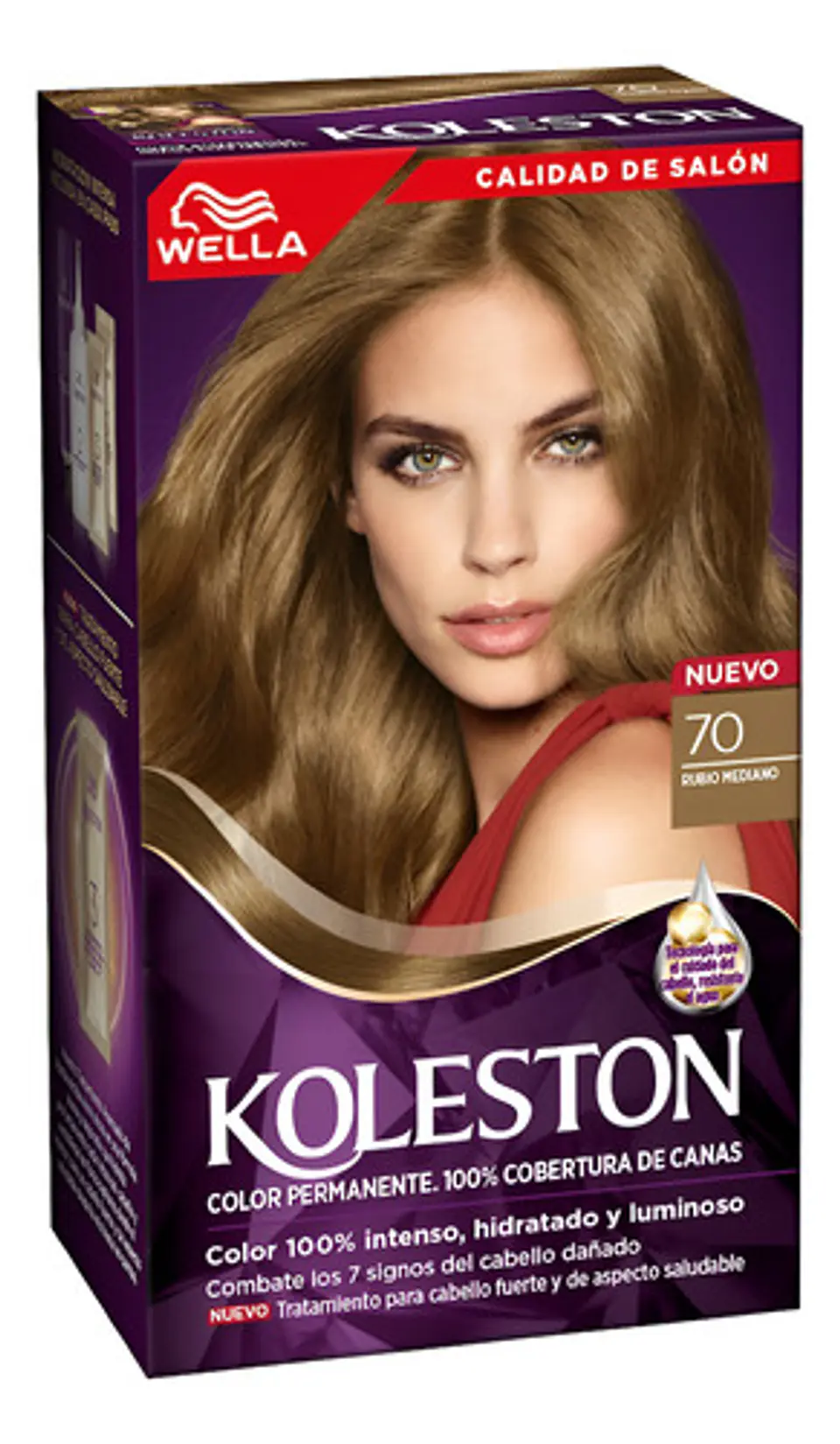 Koleston Tintura Permanente Hidratante Rubio Mediano 70 70 Rubio Rubio Mediano 1