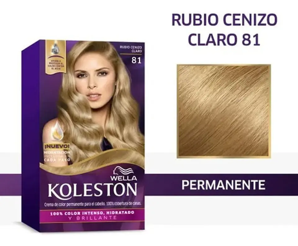 Koleston Tintura Perm. Color Intenso Rubio Cenizo Claro 81 Rubio Cenizo Claro 81 3