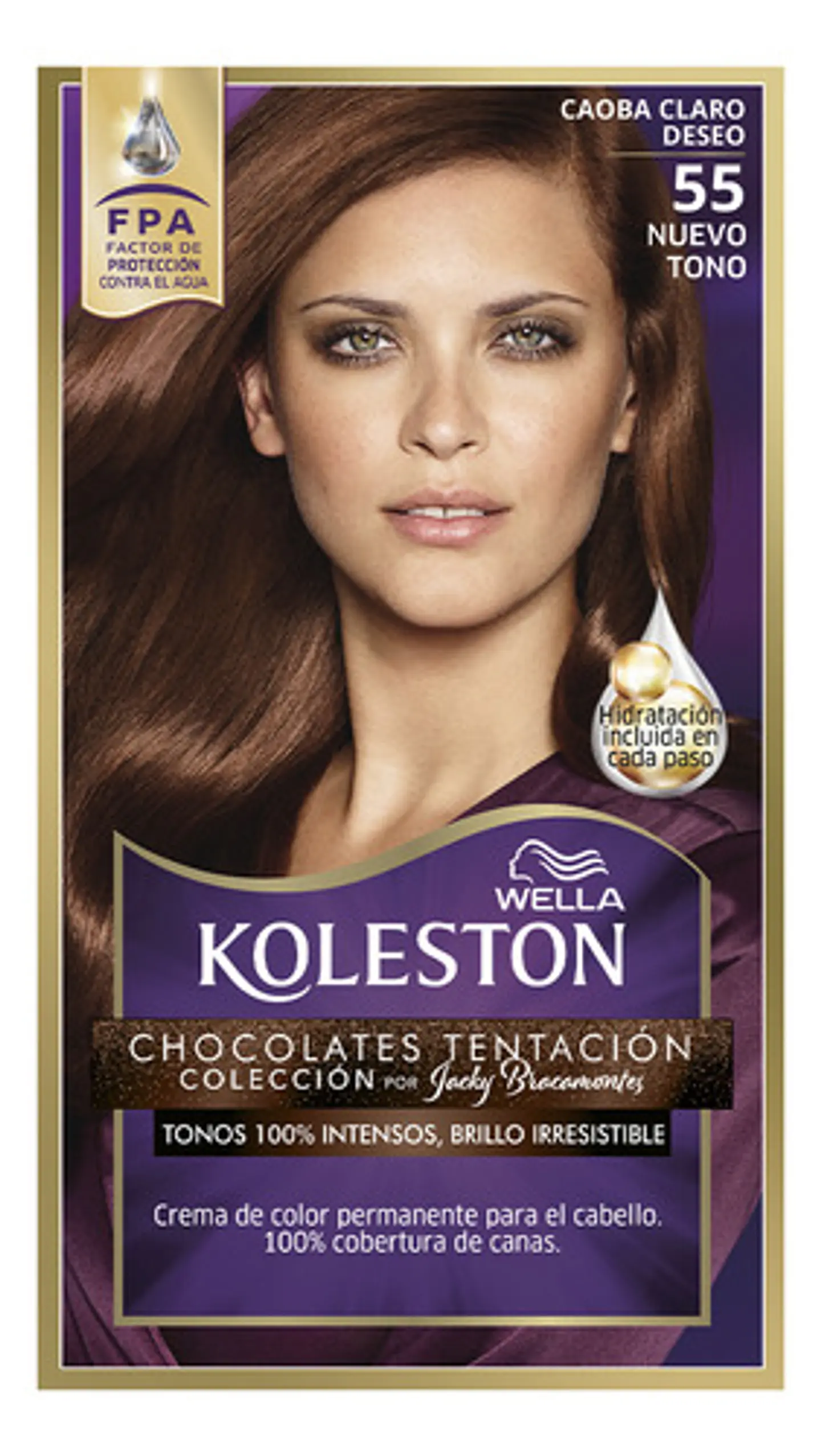 Tintura Koleston Kit Wella Permanente 55 Caoba Claro 2