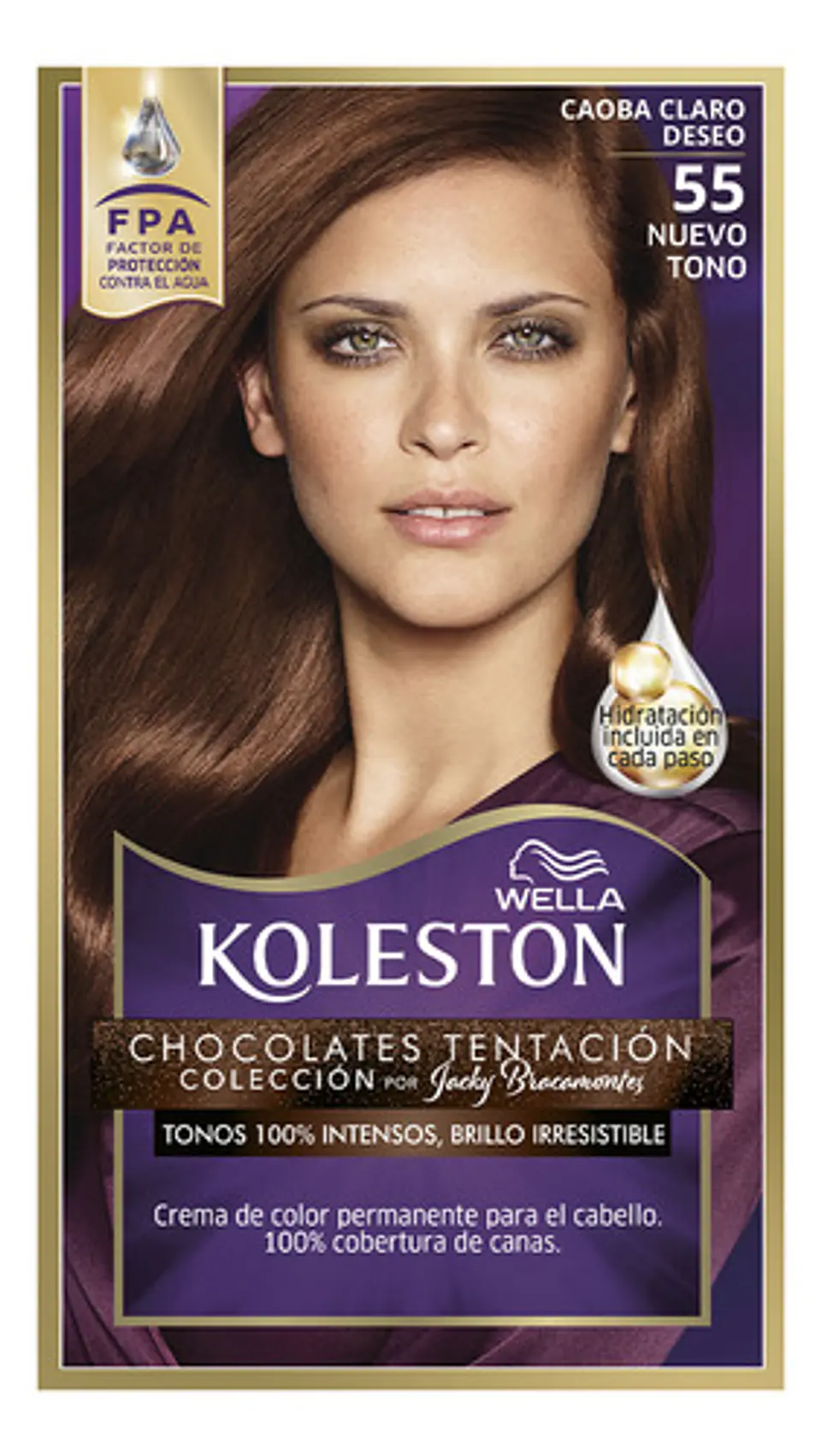 Tintura Koleston Kit Wella Permanente 55 Caoba Claro 2
