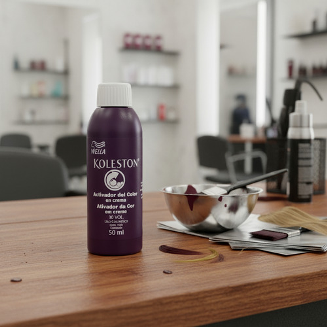 Activador Del Color En Crema Koleston 30 Volúmenes 50 Ml 5