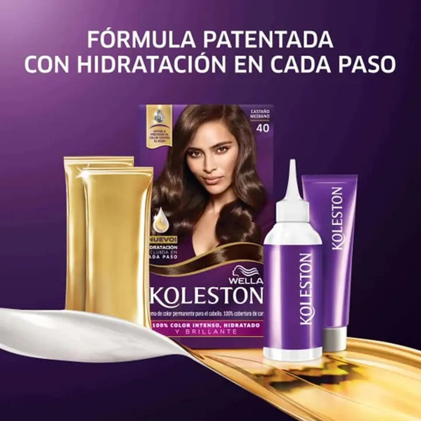 Koleston Tintura Permanente Color Intenso Castaño Mediano 40 Castaño Mediano 12