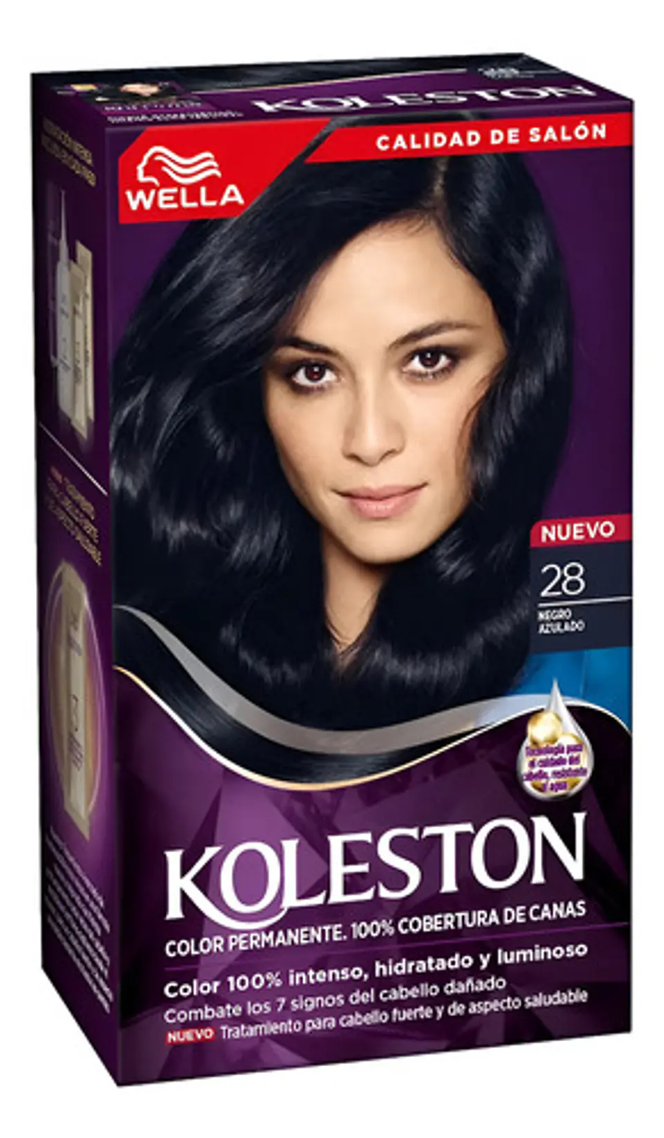 Koleston Tintura Permanente Color Intenso Negro Azulado 28 1