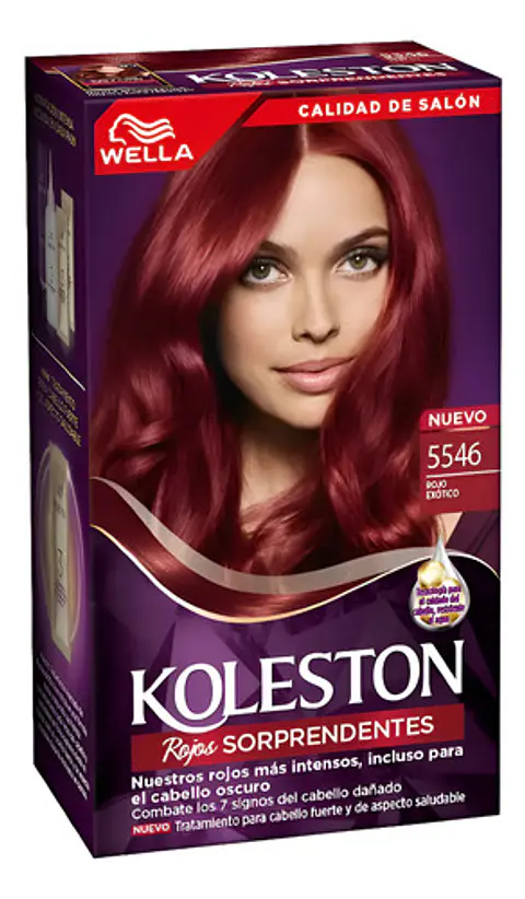 Tintura Koleston Kit Permanente Tono 5546 Rojo Exótico 5546 Rojo Exótico