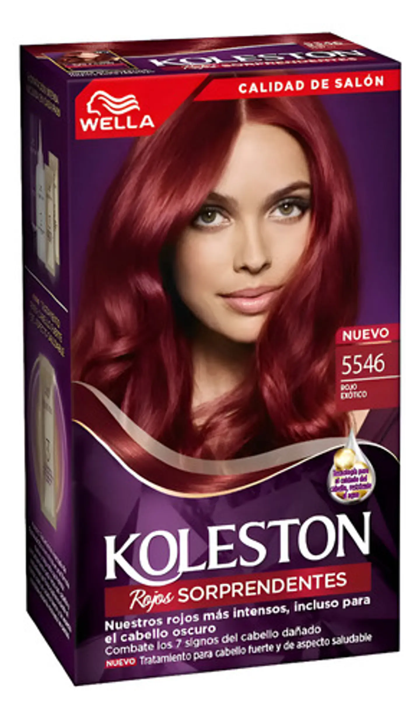 Tintura Koleston Kit Permanente Tono 5546 Rojo Exótico 5546 Rojo Exótico 1