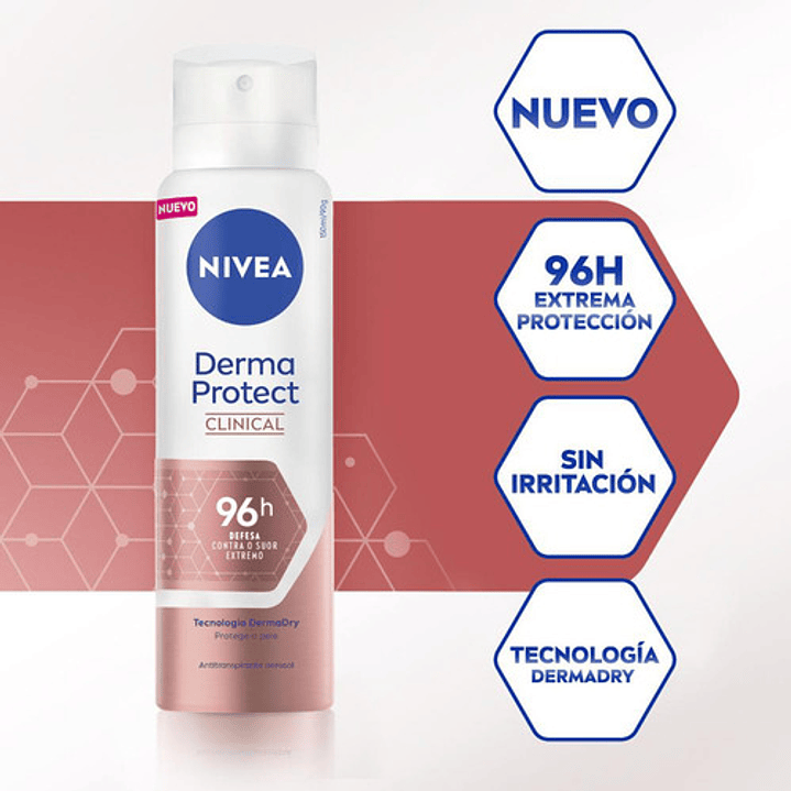 Antitranspirante Nivea Clinical Derma Protect Mujer 5