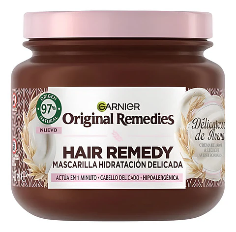 Mascarilla Capilar Garnier Original Remedies Delicates Avena