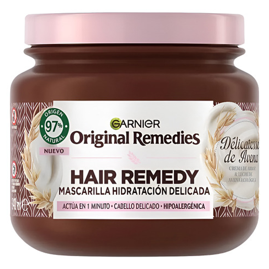 Mascarilla Capilar Garnier Original Remedies Delicates Avena 1