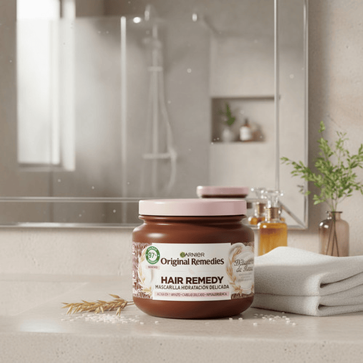 Mascarilla Capilar Garnier Original Remedies Delicates Avena 4