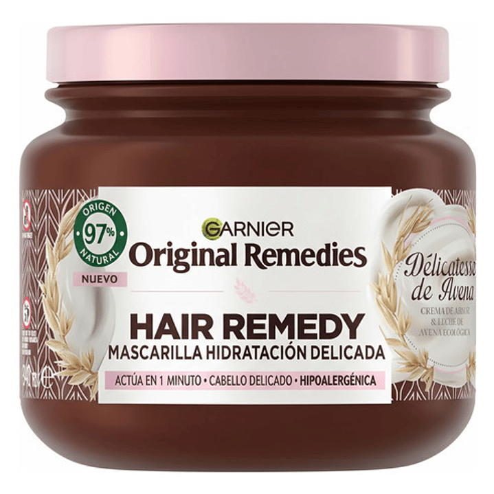Mascarilla Capilar Garnier Original Remedies Delicates Avena 5