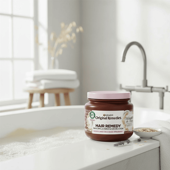 Mascarilla Capilar Garnier Original Remedies Delicates Avena 8