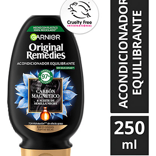Acondicionador Original Remedies Carbón Magnético 250ml