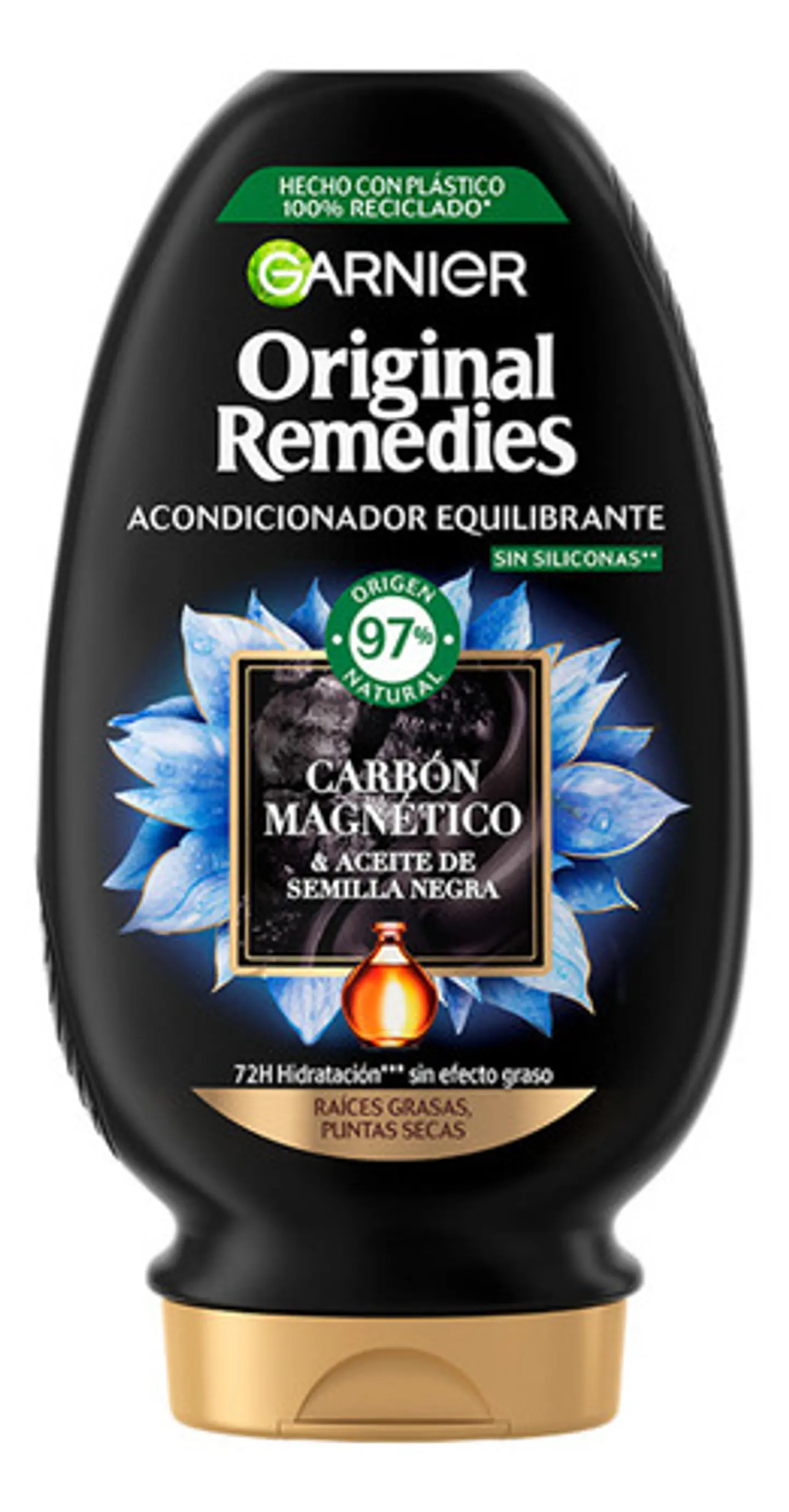 Acondicionador Original Remedies Carbón Magnético 250ml 2