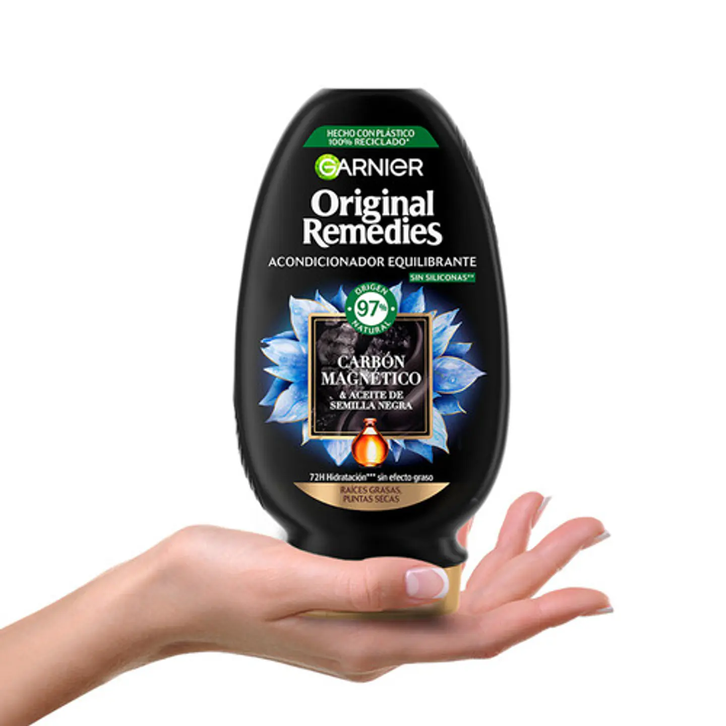 Acondicionador Original Remedies Carbón Magnético 250ml 3